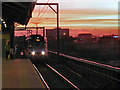 SJ8297 : Evening Tram at Cornbrook by David Dixon