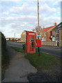 ST6680 : Old telephone box by Ruth Riddle