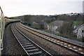 ST1066 : Charter train waits at signal by Roger Templeman