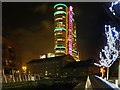 SE2933 : Granary Wharf at night by Steve  Fareham