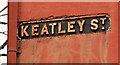 J3574 : Keatley Street sign, Belfast by Albert Bridge