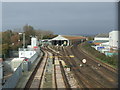 TQ0202 : Railway tracks and carriage sidings, Littlehampton by Malc McDonald