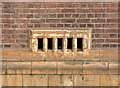 SO9198 : Terracotta detailing, Central Library by Alan Murray-Rust