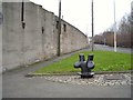 SJ3090 : Old bollard on Limekiln Lane by Antony Dixon