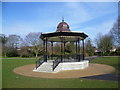 TQ5473 : Bandstand in Central Park, Dartford by Marathon