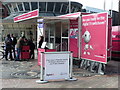 SZ0891 : Bournemouth: digital switchover information in The Square by Chris Downer