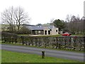 NY7666 : Visitor Reception Centre, Vindolanda by Andrew Curtis