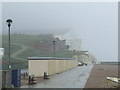 TV4898 : Seaford promenade and chalk cliffs by Malc McDonald