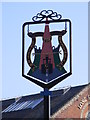 TM4462 : Leiston Cum Sizewell Town sign by Geographer