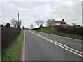 SJ5454 : The A534 (Wrexham Road) at Ridley by Jeff Buck