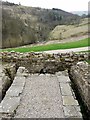 NY7766 : Toilet block, Vindolanda by Andrew Curtis