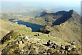 SH6054 : View from the Summit of Snowdon by Jeff Buck