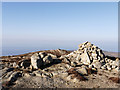 NR9348 : Two cairns on Meall Mòr by Trevor Littlewood