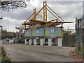 SK3888 : Don Valley Stadium, Away (Visitors') Turnstiles by David Dixon