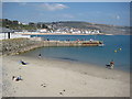 SY3391 : Beach by the Cobb, Lyme Regis by Philip Halling