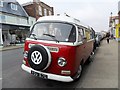 TM4656 : Red and white VW camper, Aldeburgh by nick macneill