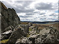 NS4980 : Basalt boulders next to The Whangie by Alan O'Dowd