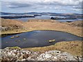 NG3132 : View north over a lochan by Richard Dorrell