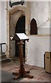 TL9274 : St Andrew, Sapiston - Lectern by John Salmon