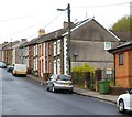 ST1190 : High Street houses north of the Salvation Army site, Senghenydd by Jaggery