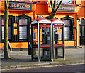 J5081 : Telephone boxes, Bangor by Rossographer