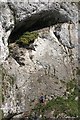 SK1054 : Climbing on Beeston Tor by Mick Garratt