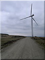 SD8316 : Turbine No 1 on Scout Moor by Steven Haslington