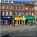 TQ2385 : Two bookies and a locksmiths, Cricklewood Broadway London NW2 by Jaggery