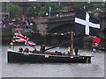 TQ2777 : Diamond Jubilee Pageant - St Ives lugger "Barnabas" by David Hawgood