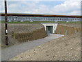 SP9313 : The Entrance, College Lake Visitors Centre, nr Tring (April 2010) by Chris Reynolds