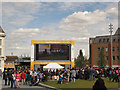 TQ4378 : The Big Screen in Woolwich by Stephen Craven