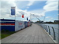 ST3188 : Riverside walk on the east bank of the River Usk, Newport by Jaggery