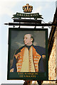 SK9856 : The Marquis of Granby sign by Richard Croft