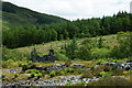 SH6905 : Ruins of Bryn Eglwys Quarry, Gwynedd by Peter Trimming