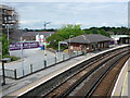 SY6990 : Dorchester South Station by Nigel Mykura