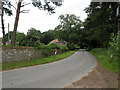 TL9581 : Country road near Riddlesworth Hall School by Robert Edwards