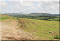 SW8759 : Field and view nr Coswarth by roger geach