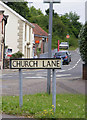 TG2006 : Church Lane sign by Geographer