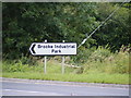 TG2800 : Brooke Industrial Park sign by Geographer