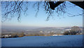 SP0226 : Snow covered fields near Winchcombe by Mike Dodman