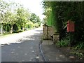 SE3541 : Bracken Park EIIR postbox by Christine Johnstone