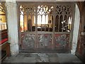 SX8584 : Painted screen in Ashton church by David Smith