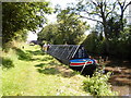 SJ9307 : Working Narrow Boat Hadar moored near Moat House Bridge by Keith Lodge