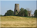 NS9677 : Windmill remains at Myrehead by M J Richardson