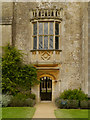 ST9168 : Doorway and Oriel Window, Lacock Abbey by David Dixon