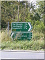 TM4171 : Roadsigns on the A12 London Road by Geographer