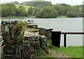 J5047 : Bollard, Downpatrick by Albert Bridge