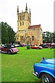 SO9445 : Pershore Plum Fayre Day 2012 (7) - Vintage and Classic Car Display, Abbey Gardens, Pershore by P L Chadwick