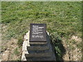 TV5895 : Plaque at Beachy Head by Paul Gillett