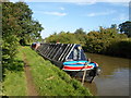 SP5275 : Working Narrow Boat Hadar moored near Clifton upon Dunsmore by Keith Lodge